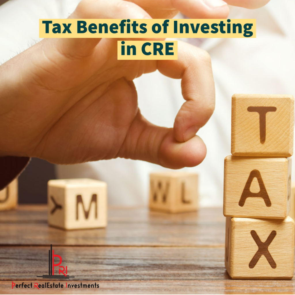Graphic about tax benefits of CRE