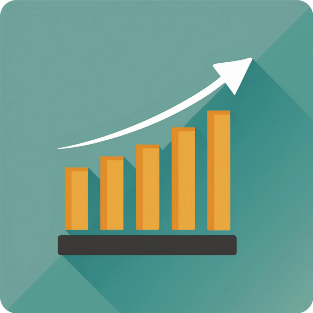 Socioeconomic Patterns 1 icon symbolizing growth